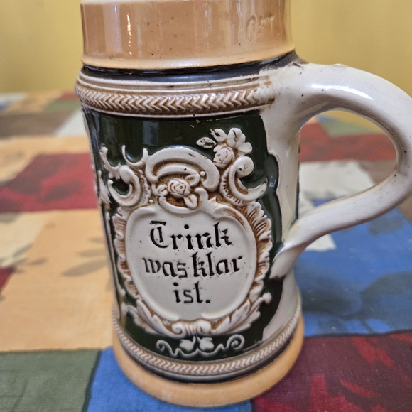 GERMAN BEER STEIN MADE IN GERMANY 8"TALL - Picture 3 of 6